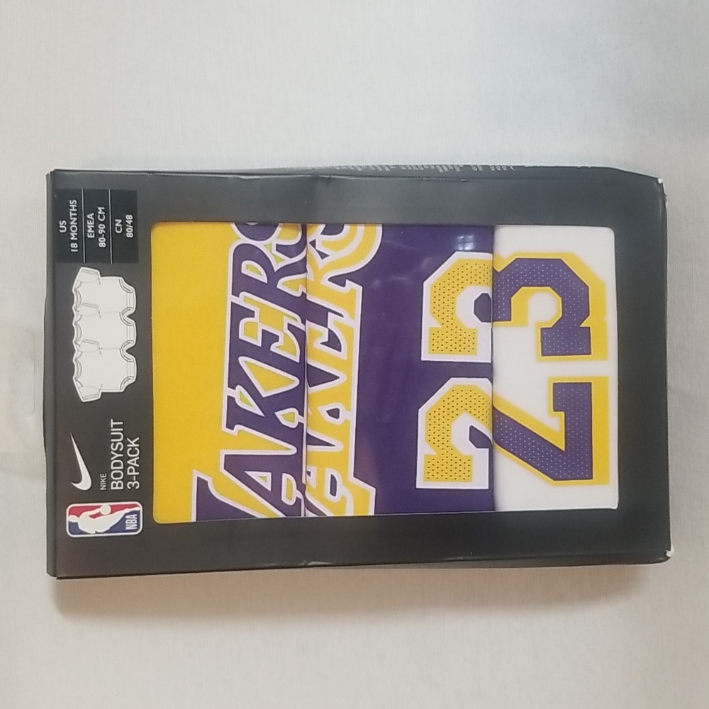 Lebron James Los Angeles Lakers Bodysuit 3 Pack